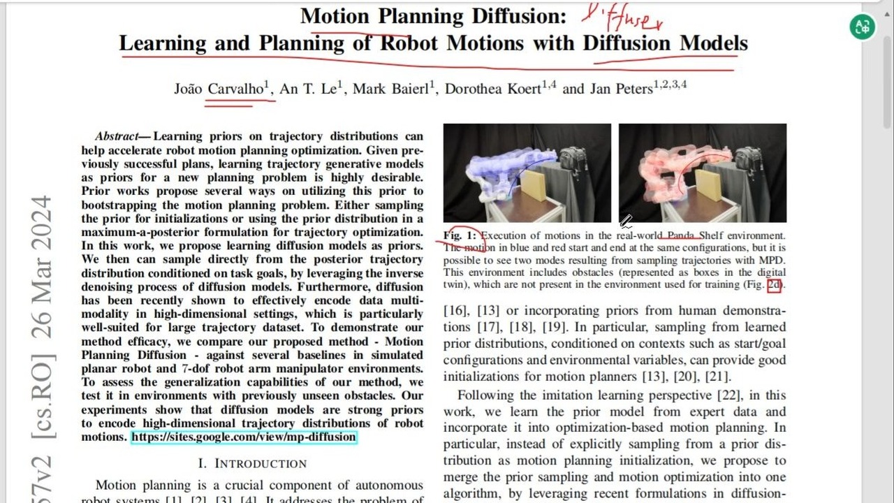 Motion Planning Diffusion video cover